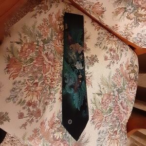 Halston III Navy & Teal Neck Tie